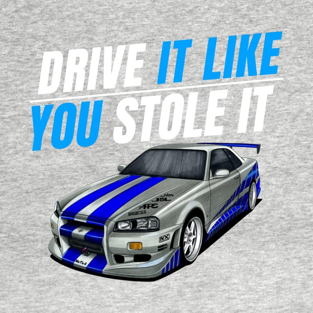 Drive it like you stole it { fast and furious Paul walker's Skyline } by MOTOSHIFT